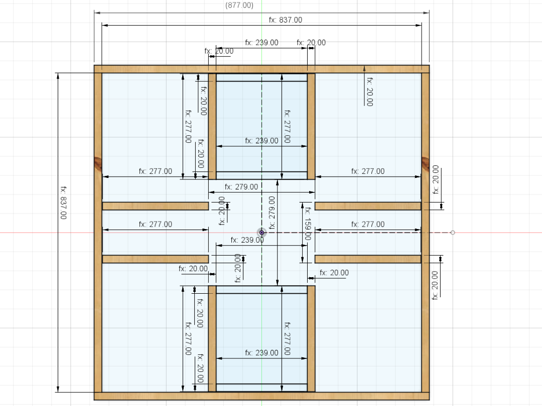 Platform supports dimensions